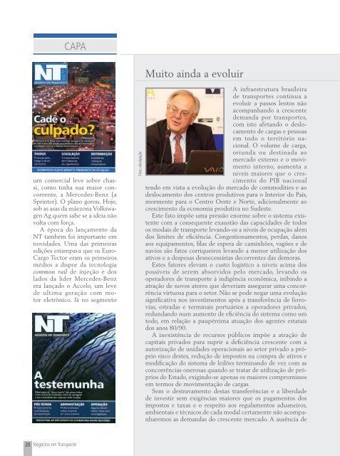 Negócios em Transporte 1 - Revista Negócios em Transporte