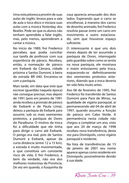 Revista Santa Cruz Ano 76 - 2012 - janeiro/março - Franciscanos ...