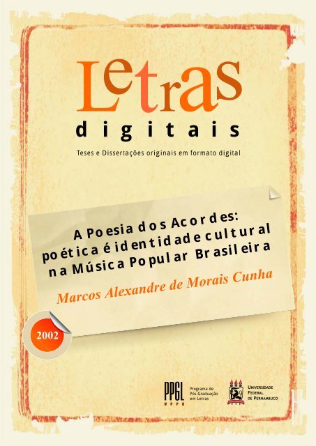 digitais - Programa de Pós-Graduação em Letras da UFPE - PPGL