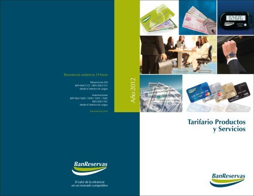 Tarifario Productos y Servicios - Banco de Reservas