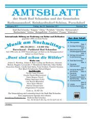 AMTSBLATT - Bad Schandau