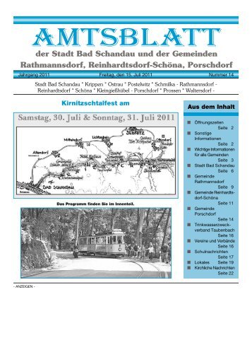 AMTSBLATT - Bad Schandau