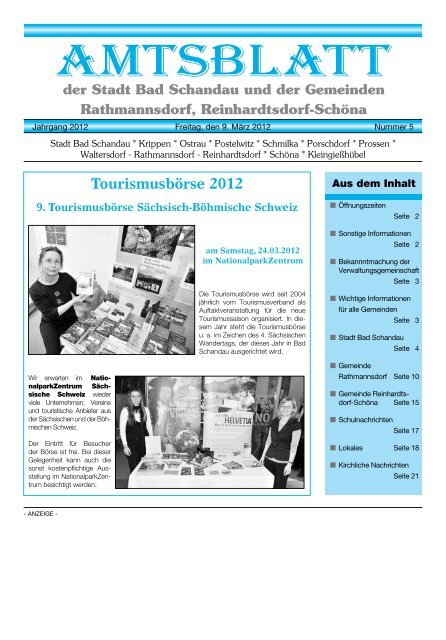 AMTSBLATT - Bad Schandau