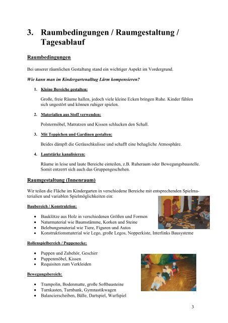 Kindergarten "Spatzennest" in Bondorf - Stadt Bad Saulgau