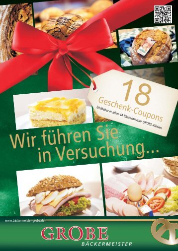 Geschenk-Coupons - Wir sind Grobe