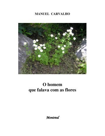 O homem que falava com as flores - Satúrnia