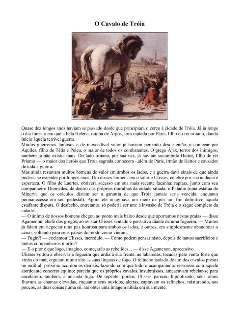 A Lenda Do Cavalo de Tróia, PDF, Ulisses