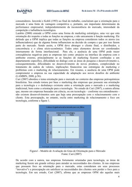 A Relação entre a Inovação em Empresas de ... - Anpad