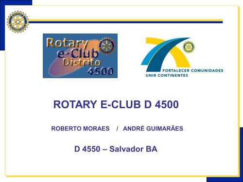 ROTARY E-CLUB D 4500 - Distrito 4500