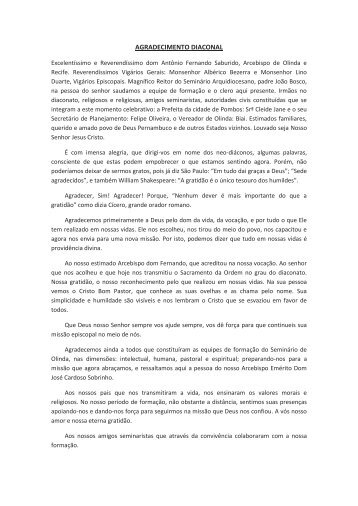 A carta de agradecimento do cliente - Quantec A carta de agradecimento do cliente - Quantec