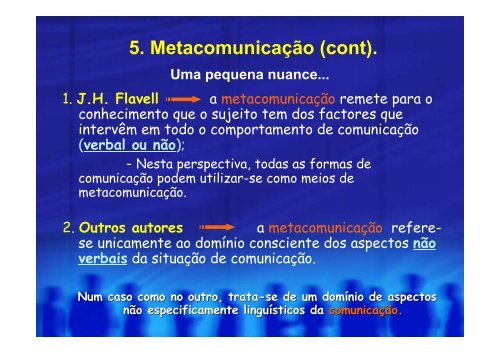 Comunicação Humana - Faculdade de Psicologia e de Ciências da ...