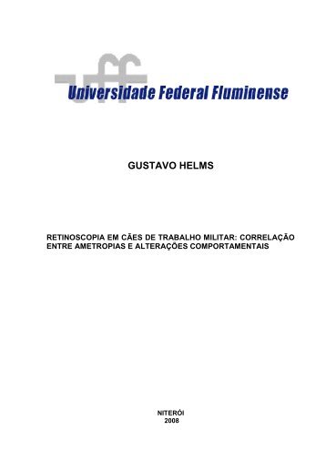 Retinoscopia em cães de trabalho milita - UFF