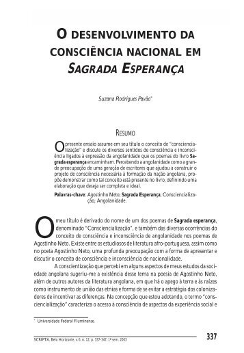 O desenvolvimento da consciência nacional em ... - PUC Minas