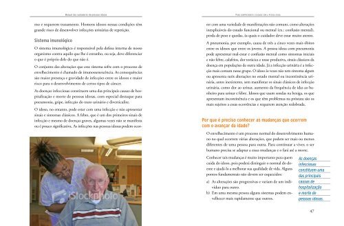 Manual dos cuidadores de pessoas idosas - Secretaria de ...