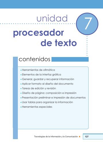 unidad procesador de texto