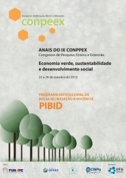 programa institucional de bolsa de iniciação à docência - UFG