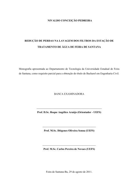 nivaldo conceição pedreira - acessos - Universidade Estadual de ...