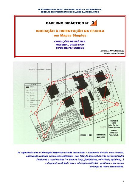 Caderno Didáctico nº 3 - Federação Portuguesa de Orientação