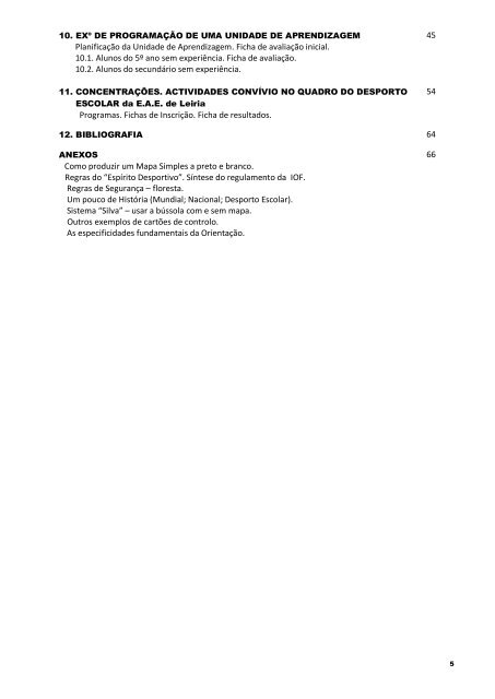 Caderno Didáctico nº 3 - Federação Portuguesa de Orientação