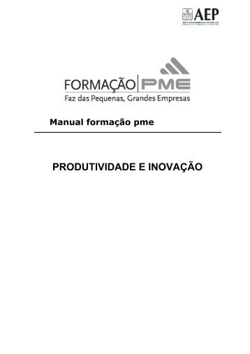 AEP-Produtividade-Inovacao.pdf - Programa de Formação PME