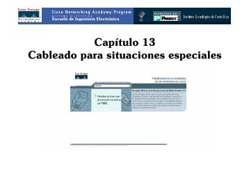 Capítulo 13 Cableado para situaciones especiales - Escuela de ...