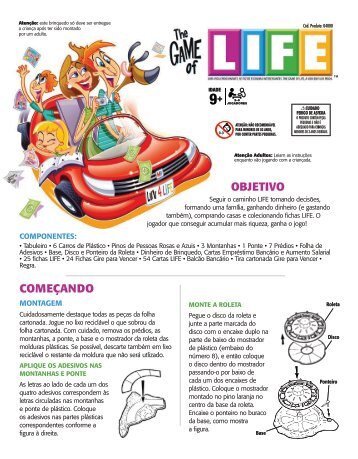 Regras Originais - Hasbro Família Joga Junto