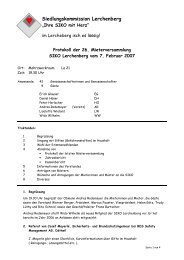 Protokoll Mieterversammlung 2007