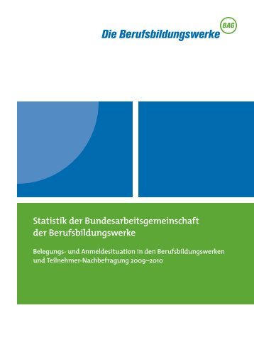 Statistik der BAG BBW 2009/2010 - Bundesarbeitsgemeinschaft der ...