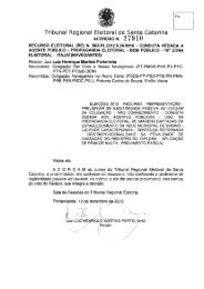 Acórdão n. 27910 - Tribunal Regional Eleitoral de Santa Catarina