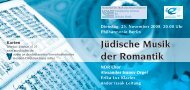 Jüdische Musik der Romantik - Europäisches Zentrum für Jüdische ...