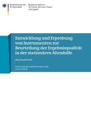 Entwicklung und Erprobung von Instrumenten zur Beurteilung der ...