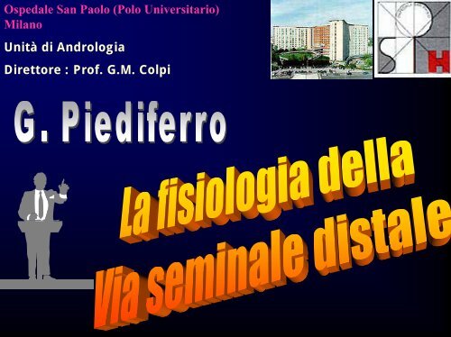 funzione di secrezione della vescicola seminale e della ghiandola prostatica funzione di secrezione della vescicola seminale e della ghiandola prostatica