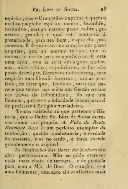 Vida do Beato Henrique Suso, da ordem dos Pregadores, traduzida ...