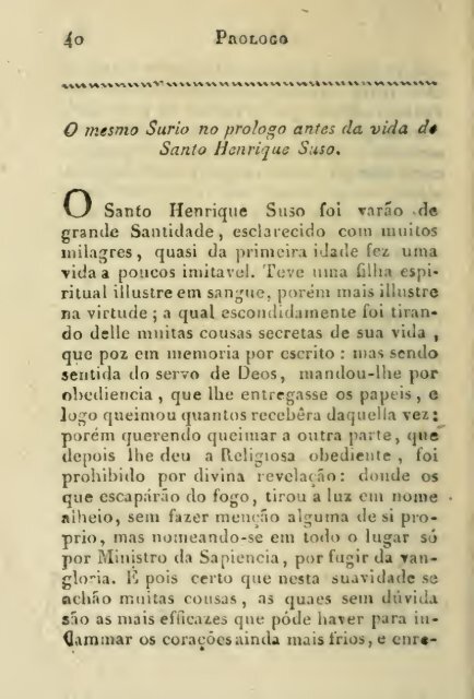 Vida do Beato Henrique Suso, da ordem dos Pregadores, traduzida ...