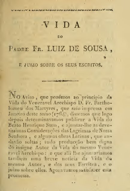 Vida do Beato Henrique Suso, da ordem dos Pregadores, traduzida ...