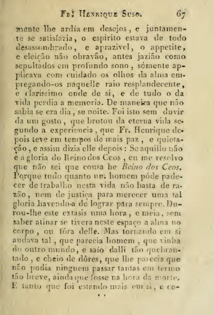 Vida do Beato Henrique Suso, da ordem dos Pregadores, traduzida ...