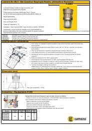 Catálogo Técnico - Lumens Equipamentos Elétricos Ltda