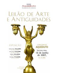 Leilão de Arte e Antiguidades - Aqueduto