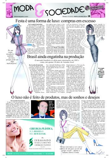 Moda e Sociedade - Jornal de Beltrão