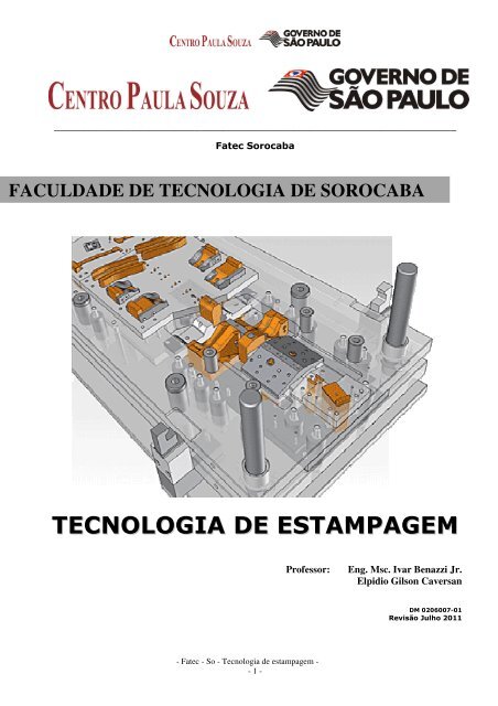 Tecnologia de Estampagem - Trabalho Prático e Anexos