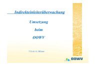 Umsetzung beim OOWV Indirekteinleiterüberwachung