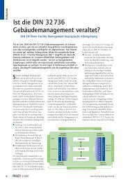 Ist die DIN 32 736 Gebäudemanagement veraltet? - balck + partner