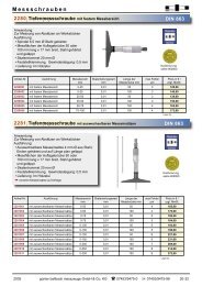 Tiefenmessschraube - bei Günter Ballbach Messzeuge GmbH & Co ...