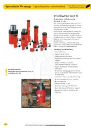 Katalog Hydraulikzylinder einfachwirken - Otto Ballschmidt GmbH