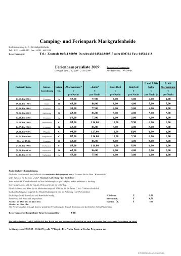 PREISE 09.XLS - baltic-Freizeit GmbH