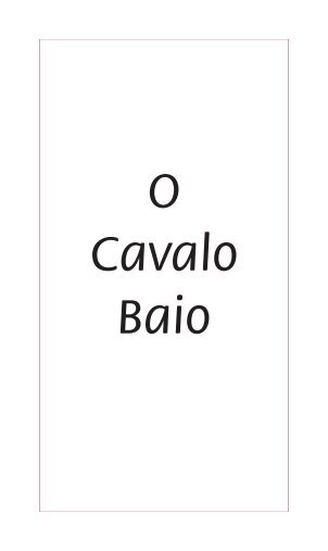 O Cavalo Baio - Mosaico Mantiqueira