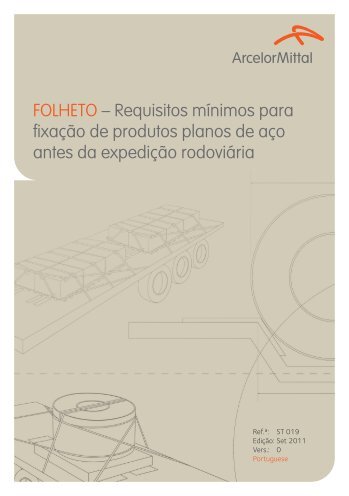 FOLHETO – Requisitos mínimos para fixação de ... - ArcelorMittal