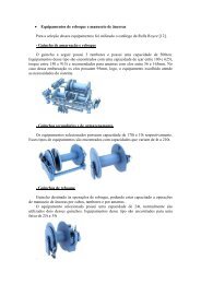 • Equipamentos de reboque e manuseio de âncoras Para a seleção ...