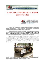 A “DEFESA” NO BRASIL EM 2005 Um breve olhar