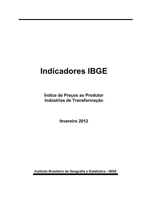 INDICADORES IBGE